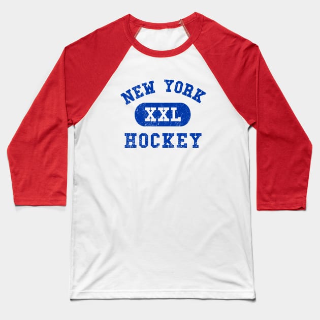 New York Hockey Baseball T-Shirt by sportlocalshirts